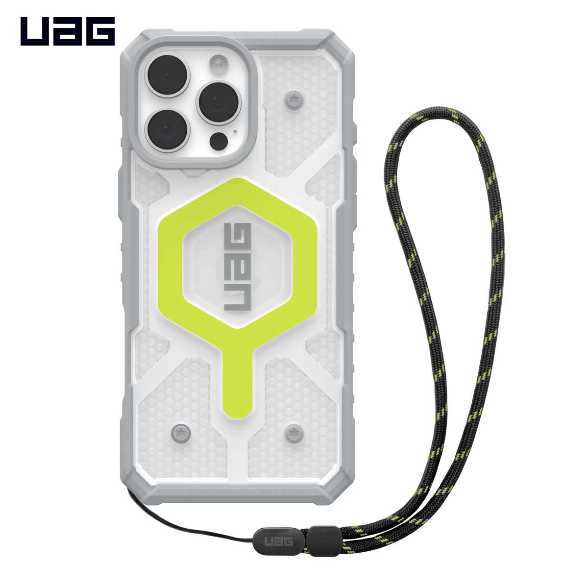 Ốp lưng cho iPhone 16 Series - UAG Pathfinder Clear (kèm dây đeo)